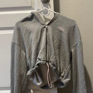 cropped vans hoodie